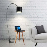Mid-Century Round Side Table with Angled Tripod Base-Wooden Crest