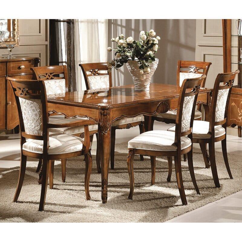 Brokaw Dining Table Chair Set-Wooden Crest