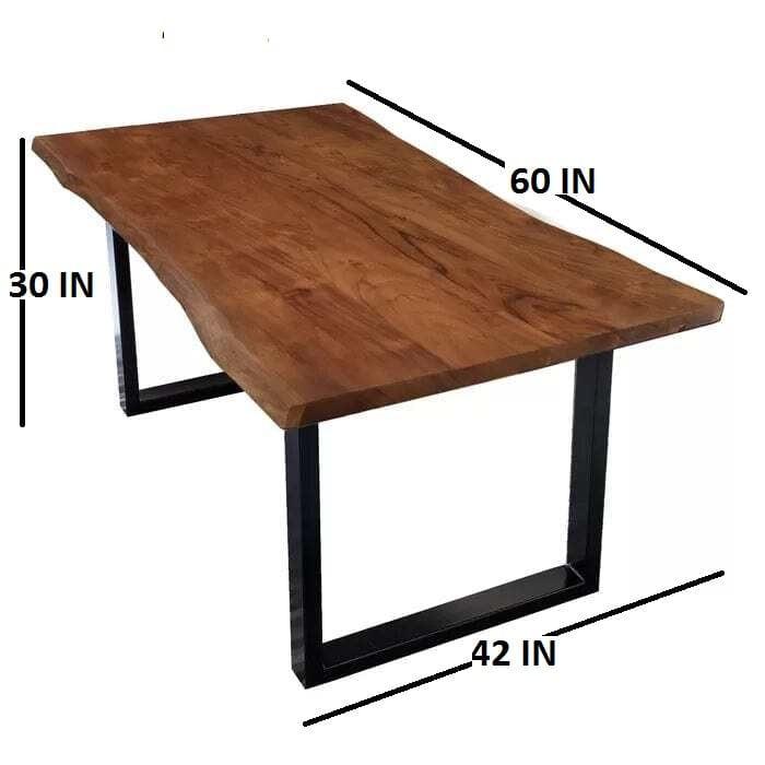 Ryegate Dining Table Set for 4 (1 Table, 2 Benches)-Wooden Crest