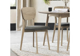 Scandi Oak Dining Chair (Set of 2)-Wooden Crest