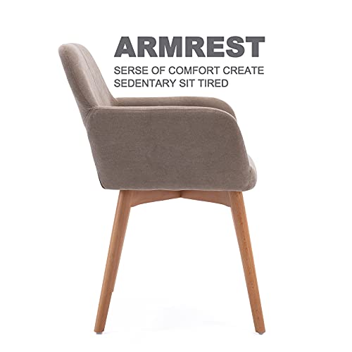 Modern Elegant Side Chair-Wooden Crest