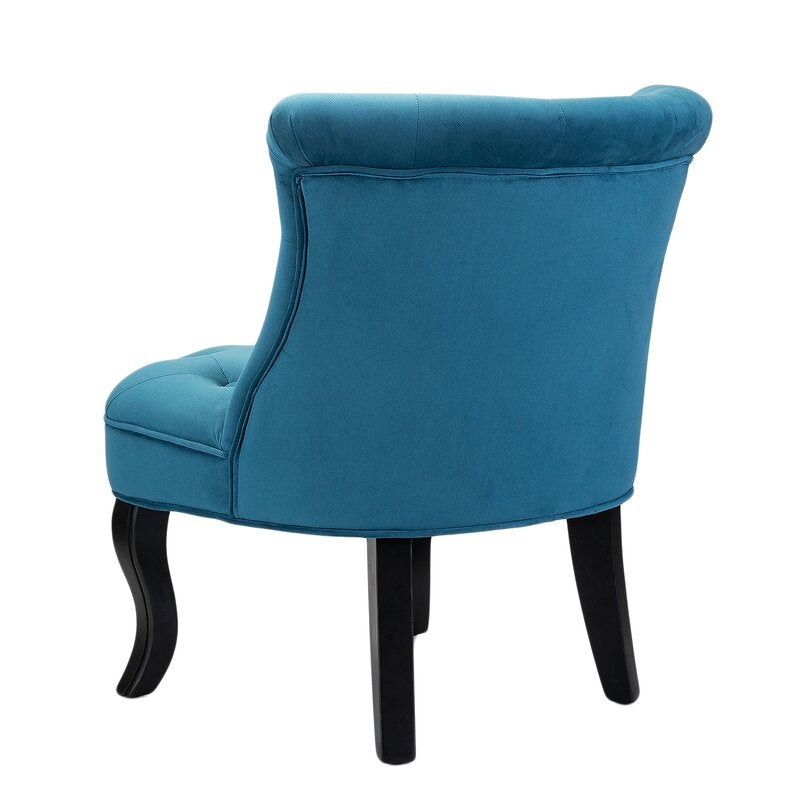 Grenier Wide Tufted Side Chair Set-Wooden Crest