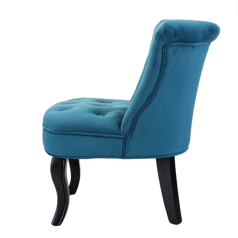 Grenier Wide Tufted Side Chair Set-Wooden Crest