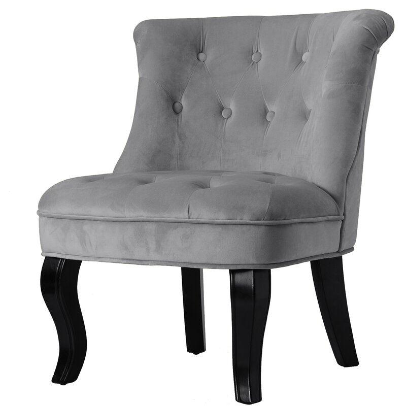 Grenier Wide Tufted Side Chair Set-Wooden Crest
