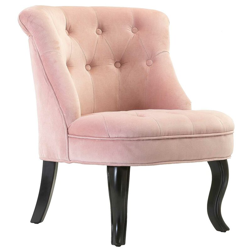 Grenier Wide Tufted Side Chair Set-Wooden Crest