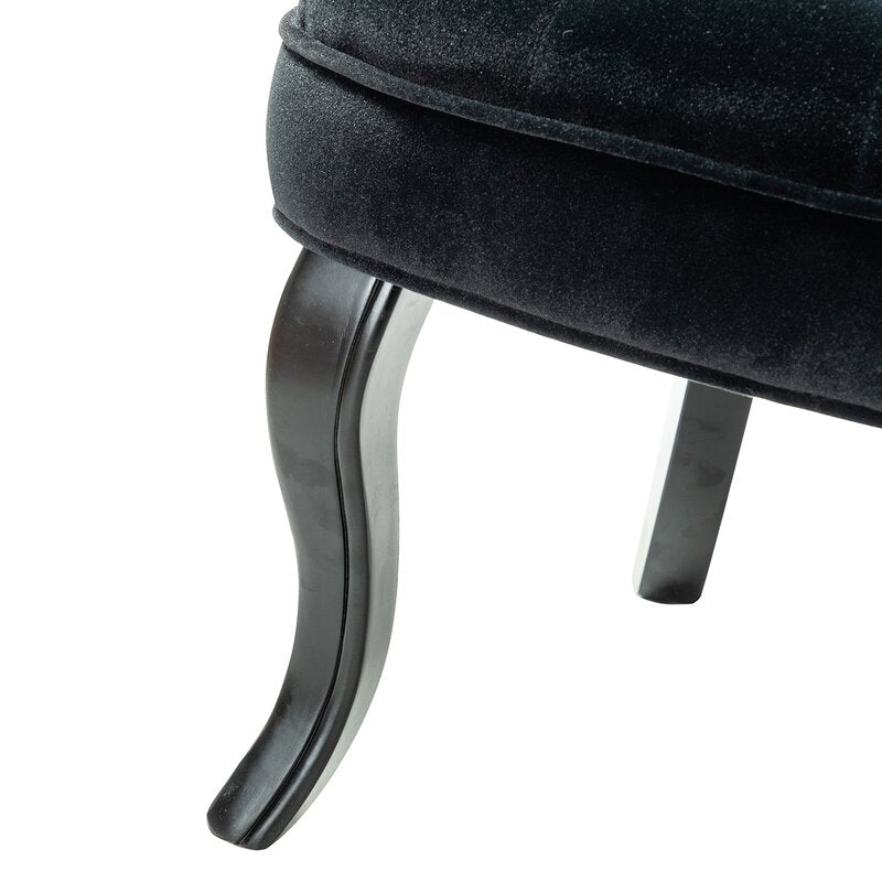 Grenier Wide Tufted Side Chair Set-Wooden Crest