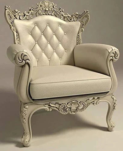 Hand Carved Wooden Sofa Chair for Living Room Furniture-Wooden Crest-Wooden Crest